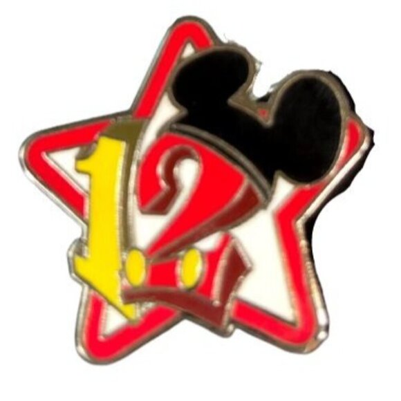 Disney Mickey Mouse Trading Pin Ears 2012 Lapel Pin Badge Brooch Accessories - Picture 1 of 5